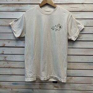 Theo Von Gang Gang Return of the Rat White Cotton Graphic T-Shirt Small